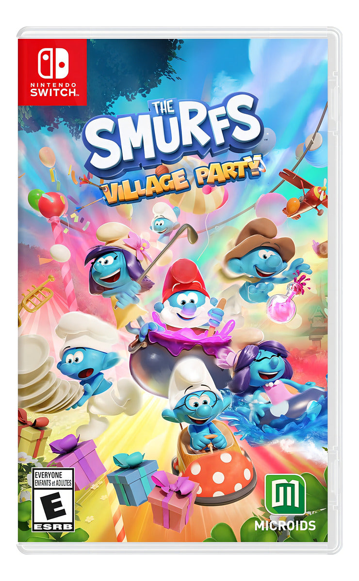 Jogo The Smurf Village Party Switch Midia Fisica