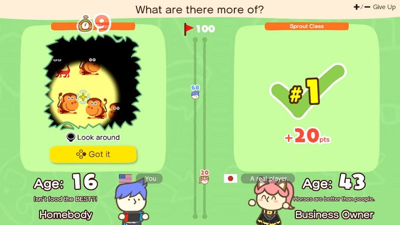 Big Brain Academy Brain Vs. Brain Switch - Físico