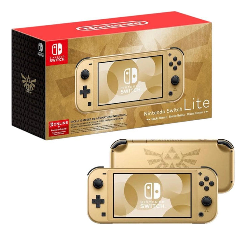 Console Nintendo Switch Lite - Zelda Hyrule Edition Cor Dourado