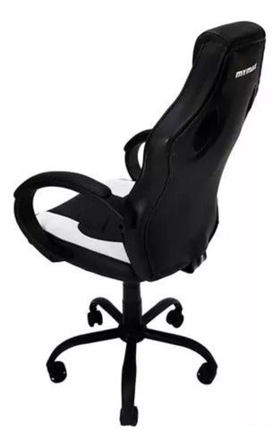 Cadeira Gamer Estofado Couro Sintético Mx0 Mymax Giratória