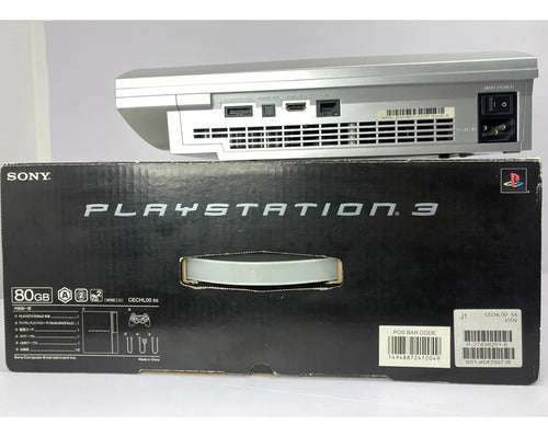 Playstation 3 Fat Silver Edição Gran Turismo 5 Prologue + 1 Controle + 3 Jogos