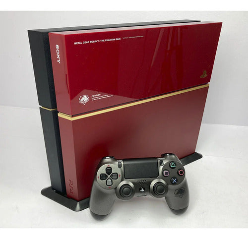 Playstation Ps4 Edição Metal Gear Solid Phantom Pain Cuh-1200a Bivolt + 1 Controle + 3 Jogos