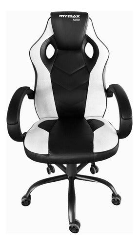 Cadeira Gamer Estofado Couro Sintético Mx0 Mymax Giratória