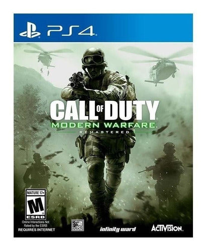 CALL OF DUTY MODERN WARFARE REMASTERED - PS4 - Mídia Física