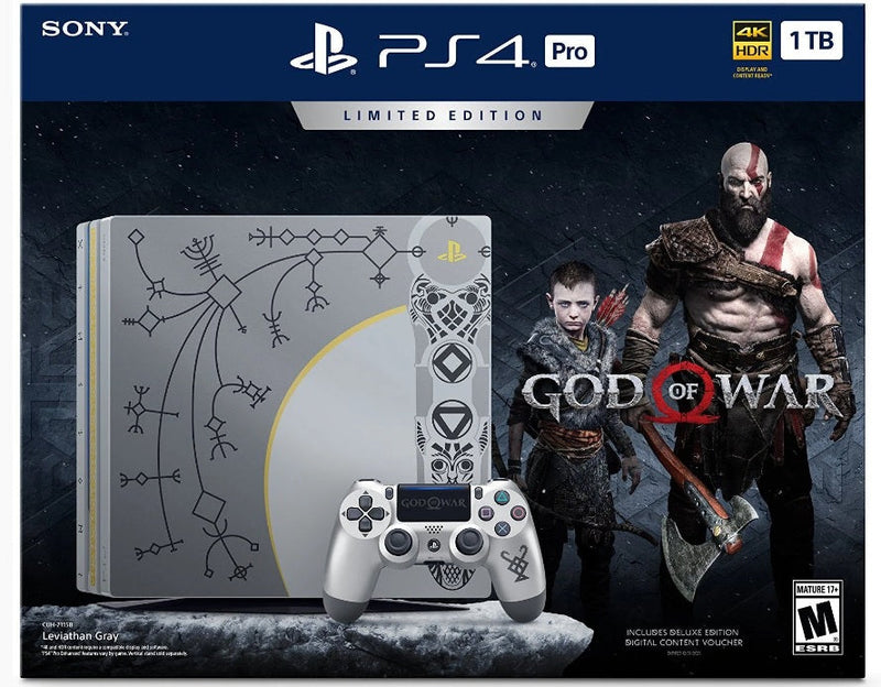 Console PlayStation 4 Pro 1TB Limited Edition God of War + 5 Jogos