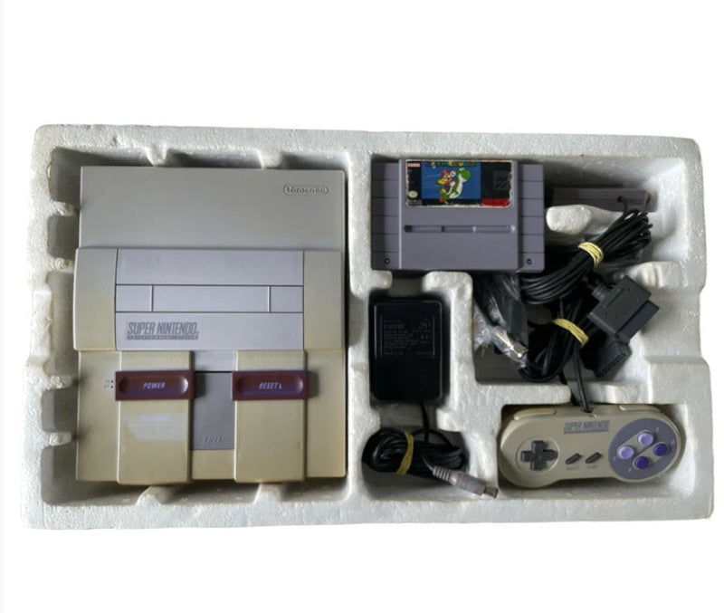 Console Super Nintendo: SUPER SET - Nintendo + Super Mario World - SNES