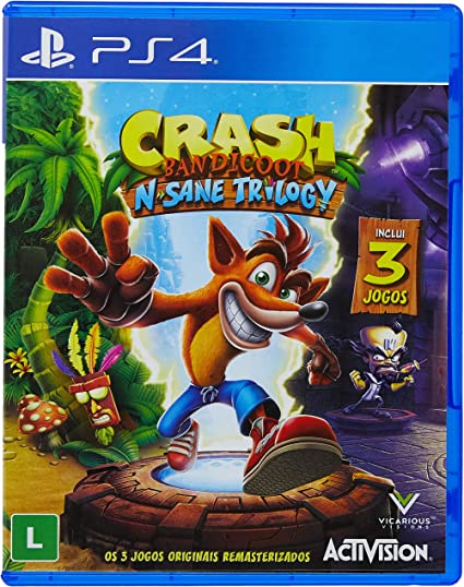 Crash Bandicoot N. Sane Trilogy - PS4 - Mídia Física