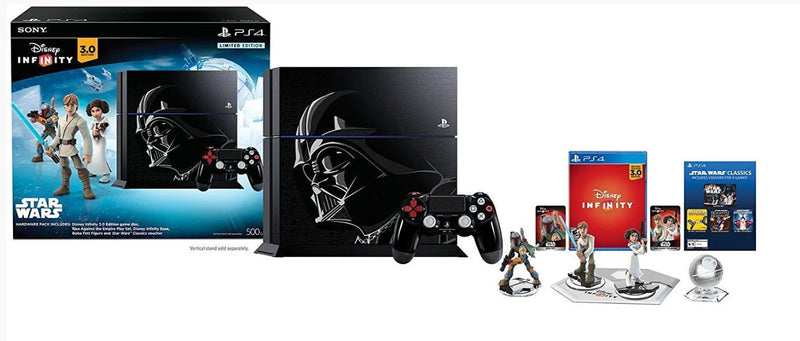 PlayStation 4 PS4 Limited Edition Disney Infinity 3.0 Star Wars 500GB Console + 5 Jogos