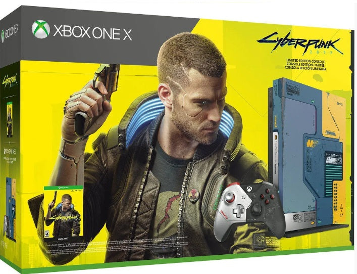 Xbox One X Cyberpunk 2077 Limited Edition Bundle 1tb + 3 Jogos