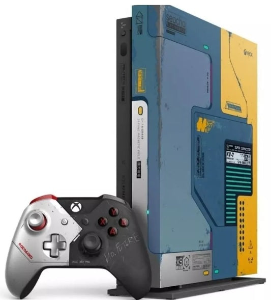 Xbox One X Cyberpunk 2077 Limited Edition Bundle 1tb + 3 Jogos